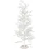 Vánoční světelná dekorace Vánoční strom bílý 60 cm 48 LED teplá bílá