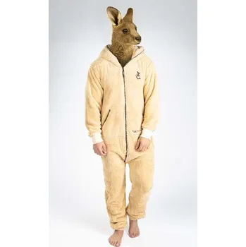 Dámský overall Dupačky teddy zajíc L - hnědá