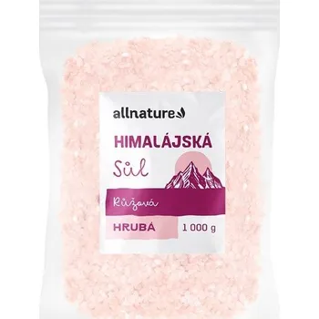 Přisada na vaření a pečení Allnature Himalájská sůl růžová hrubá