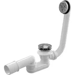 Roltechnik Outlet Vaničkový sifon VIKI LUX - CLICK CLACK - chrom Varianta: ø 50 mm, s přepadem - (8100033)