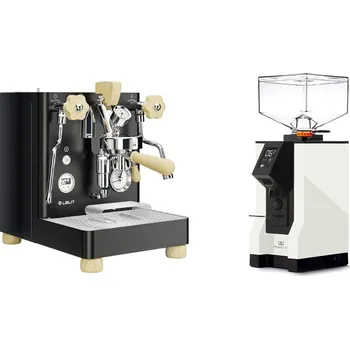 Kávovar Lelit Bianca PL162T V3, black + Eureka Mignon Perfetto, BL white