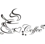 Samolepka na zeď 594 Šálek kávy 65 x 40…