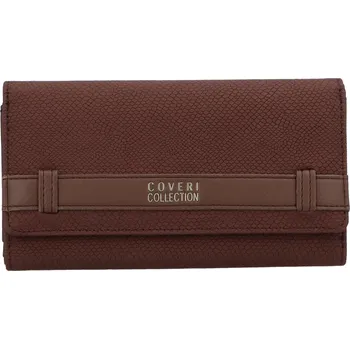 Peněženka Stylová dámská koženková peněženka Boke, tmavě hnědá