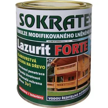 Lak na dřevo Sokrates Lazurit FORTE Hemlock 2,0kg