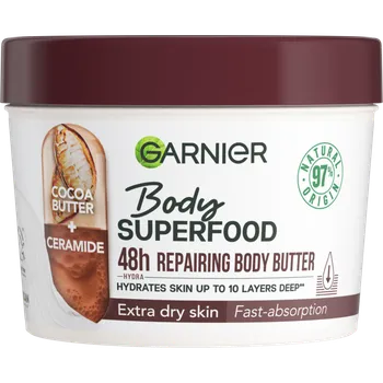 Tělový krém Garnier Body Superfood tělové máslo s kakaem 380 ml