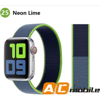 Příslušenství k chytrým hodinkám Nylonový Pásek Pro Apple Watch 42/44/45 Mm Možnosti: Neon Lime
