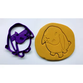 Velikonoční dekorace Králík / Králíček / Mini Lop / Zakrslí beránek #1 vykrajovátko