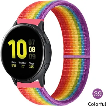 Příslušenství k chytrým hodinkám Nylonový Pásek Na Hodinky 18 Mm Varianta: Colorful 39