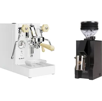 Kávovar Lelit Mara PL62X V2, white + Eureka Mignon Zero, BL black