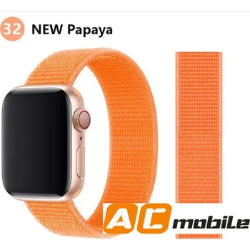 Příslušenství k chytrým hodinkám Nylonový Pásek Pro Apple Watch 42/44/45 Mm Možnosti: New Papaya