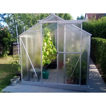 Skleník Zahradní skleník Limes Hobby H6, sklo 4 mm Rozměr: 1,97 x 2,51 m