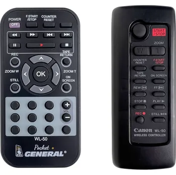 Dálkový ovladač CANON WL-50, WL-51 - dálkový ovladač duplikát