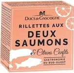 Rillety z lososa s kandovaným citrónem ve skle 65g Ducs de Gascogne
