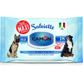Kosmetika pro psa Camon Vlhčené ubrousky 30 x 40 cm 18 ks