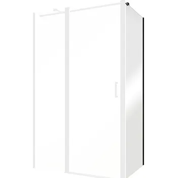 Besco Pevná boční stěna EXO-CH BLACK 80x190 (90x190, 100x190) Rozměry (cm): šířka: 80