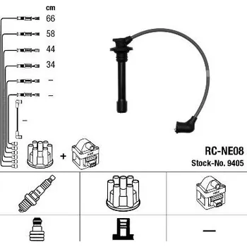Zapalovací kabel Sada kabelů pro zapalování NGK 9405