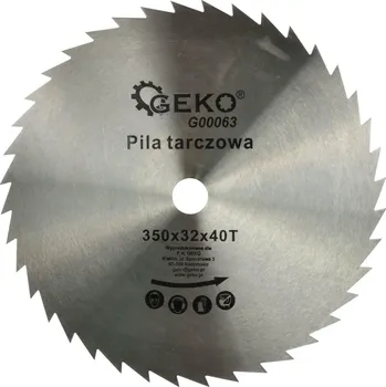 Pilový kotouč Geko G00063 350 x 32 mm 40 zubů
