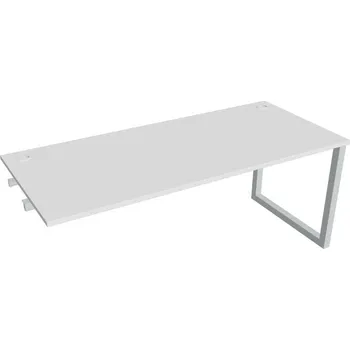 Kancelářský vozík HOBIS přídavný stůl rovný - US O 1800 R, bílá + doprava zdarma