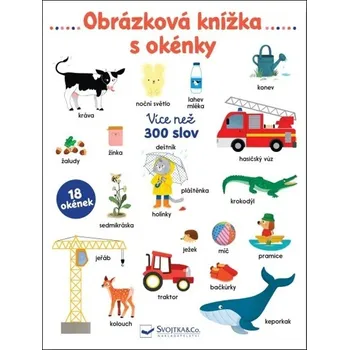 Leporelo Obrázková knížka s okénky: Více než 300 slov - Pauline Caudrillier (2022)