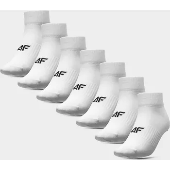 Dámské ponožky 4F 4FAW22USOCF075 WHITE Ponožky EU 39/42