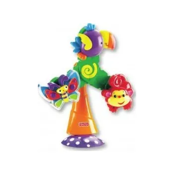 Hračka pro nejmenší Fisher Price Kolotoč s přísavkou -strom se zvířaty