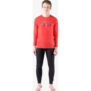 Chlapecké pyžamo GINA dětské pyžamo dlouhé chlapecké, šité, s potiskem Pyžama 2022 69003P červená černá 152/158