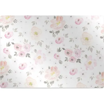 Podložka pod nábytek Podložka pod kancelářskou židli akvarel květiny