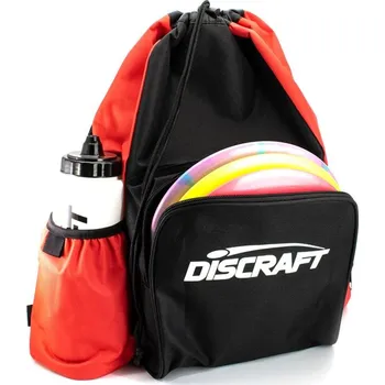 Disc golf Discraft Draw String bag Černá/červená (discgolf) (praktická lehká brašna)