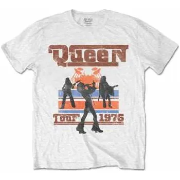 Merch Queen: Tričko 1976 Tour Silhouettes M