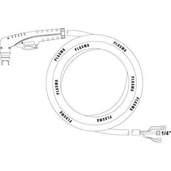 Příslušenství ke svářečce SPARTUS TS09632CX PT40 ruční hořák 4m B koaxiální kabel