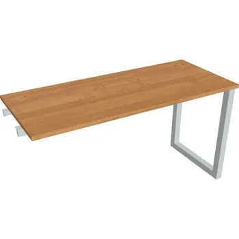 Kancelářský vozík HOBIS přídavný stůl rovný - UE O 1400 R, hloubka 60 cm, olše + doprava zdarma