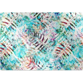 Podložka pod nábytek Podložka pod kancelářskou židli otisky listů