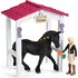domeček pro figurky Schleich Horse Club 42437 Klubová stáj s koněm