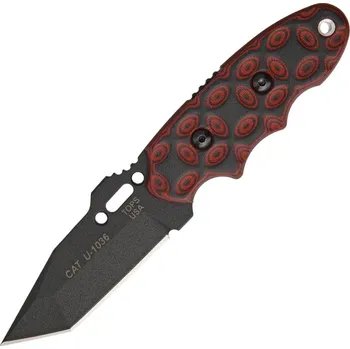 lovecký nůž Tops CAT Tanto Red and Black G10