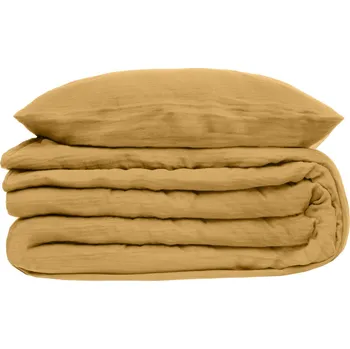 Povlečení Atmosphera Bavlněné povlečení GAZE, sada, 240 x 220 cm, žluté