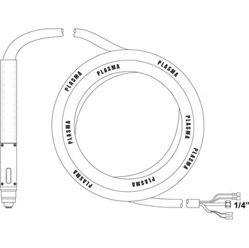 Příslušenství ke svářečce SPARTUS TS09835 PT80 strojní hořák 12m 1/4