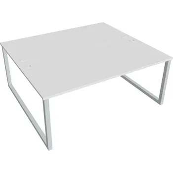 Kancelářský vozík HOBIS kancelářský stůl zdvojený - USD O 1800, bílá + doprava zdarma