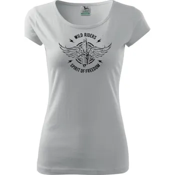 Dámské tričko Dámské Triko s moto motivem 103 Freedom