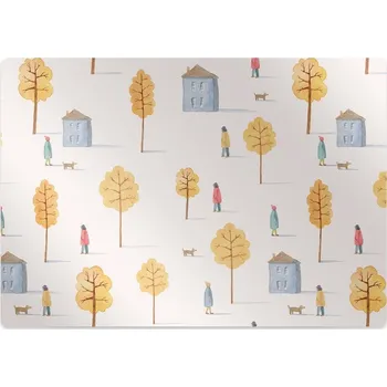 Podložka pod nábytek Ochranná podložka pod židli Domy mezi stromy