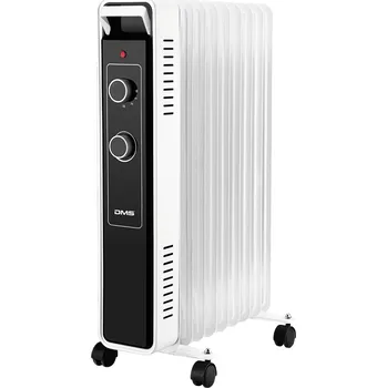 Radiátor Olejový radiátor DMS Germany / 600 W / 900 W / 1500 W / 9 topných těles / bílá