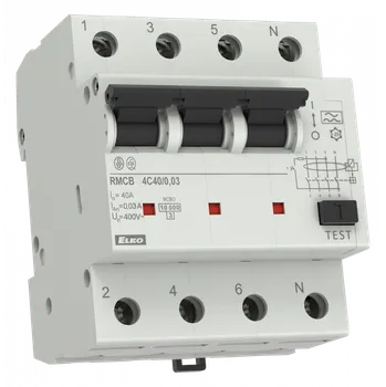 Proudový chránič Kombinovaný proudový chránič RMCB-4C/0,03 25 A