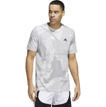 Pánské tričko Iginite Aop Tee M HL0087 - Adidas XXL