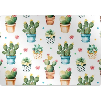 Podložka pod nábytek Podložka pod kolečkovou židli malované kaktus