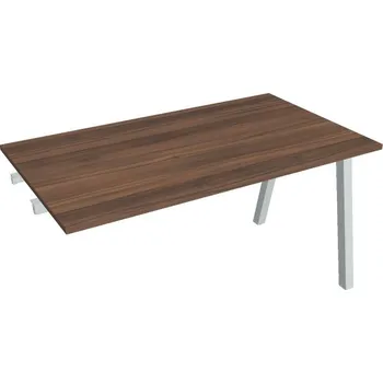 Kancelářský vozík HOBIS přídavný jednací stůl rovný - UJ A 1400 R, ořech + doprava zdarma