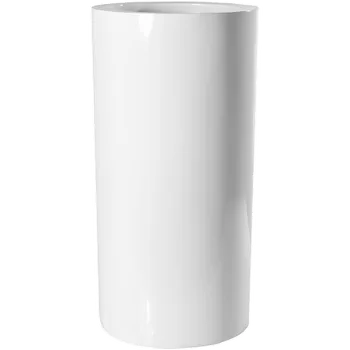 Květináč Moderní květináč Fiberstone Klax M Glossy White 30x60cm