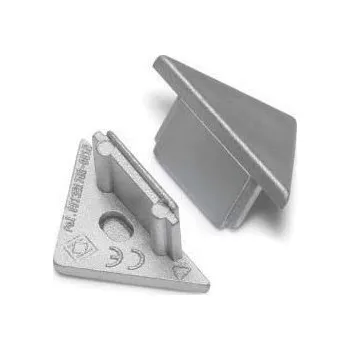 LED páska Wireli Sada koncovek k profilu TRIO10 / Pár Černá