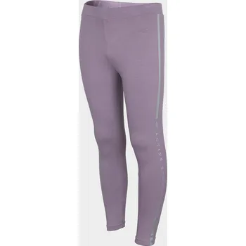 Dívčí legíny 4F HJZ22-JLEG002 VIOLET Dětské legíny EU 158