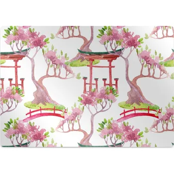 Podložka pod nábytek Ochranná podložka pod židli japonské motivy