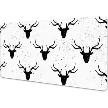 Stolní podložka Pracovní podložka na stůl Černá jeleni vzorec
