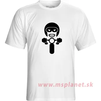 Pánské tričko MSP Pánské triko s moto motivem 18 motoman